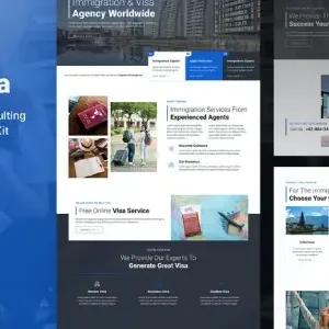 Travisa – Immigration & Visa Consulting Elementor Template Kit - DigitalStoreDeals.com