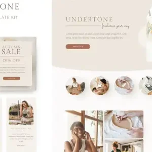 Undertone – Business Services & Shop Elementor Template Kit - DigitalStoreDeals.com