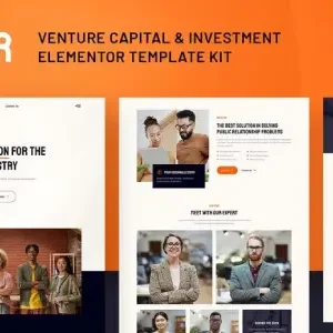 Venturr – Venture Capital & Investment Elementor Template Kit - DigitalStoreDeals.com