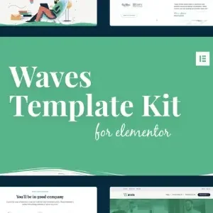 Waves – Startup Agency Elementor Template Kit - DigitalStoreDeals.com