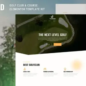 Westwood – Golf Club & Course Elementor Template Kit - DigitalStoreDeals.com