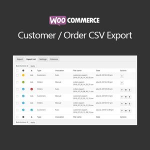 WooCommerce Customer / Order / Coupon Export - DigitalStoreDeals.com