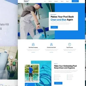 Wypool – Swimming Pool Cleaning & Maintenance Service…or Template Kit - DigitalStoreDeals.com