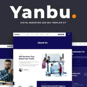 Yanbu – Digital Marketing & SEO Elementor Template Kit - DigitalStoreDeals.com