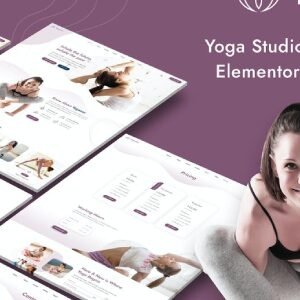 Yogasan – Yoga Studio & Meditation Elementor Template Kit - DigitalStoreDeals.com